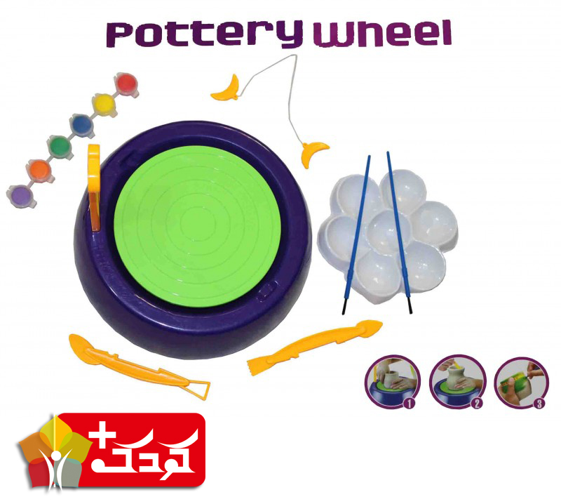 چرخ سفال گری اسباب بازی مدل 103