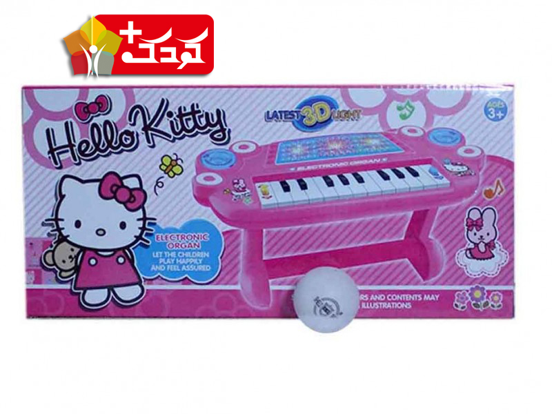 پیانو اسباب بازی هلو کیتی پایه دار فانتزی piano hello kitty