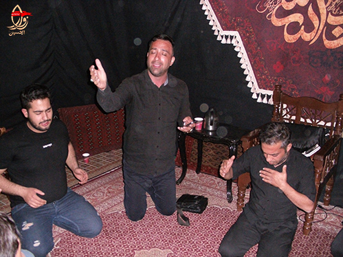 مراسم احیاء شب 19 رمضان هیئت زوارالحسین در حسینیه شهیددولت آبادی
