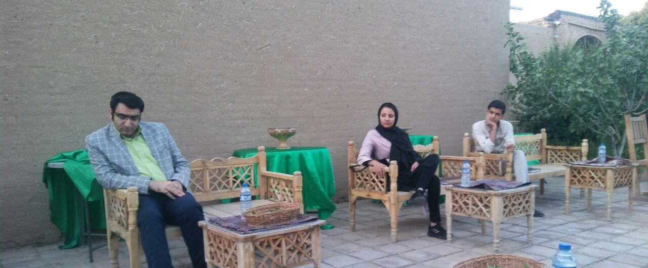 انجمن شعر و ادب قطب معین جلالی سیده مهناز مهدوی احسان نجف زاده