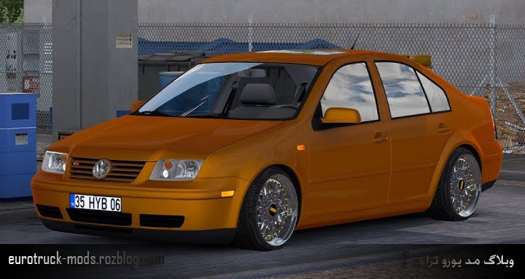دانلود ماشین Volkswagen Bora ورژن 6 برای یورو تراک 2 + داخلی و صدا