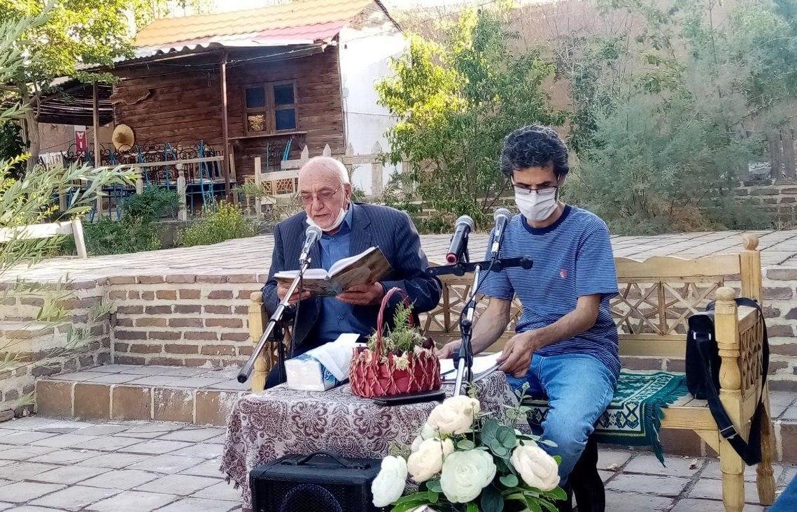 انجمن شعر و ادب قطب تربت حیدریه بهمن صباغ زاده استاد احمد نجف زاده
