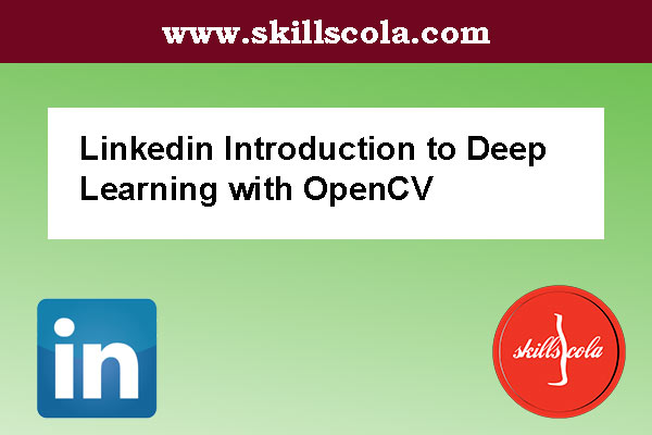 Linkedin Introduction to Deep Learning with OpenCV